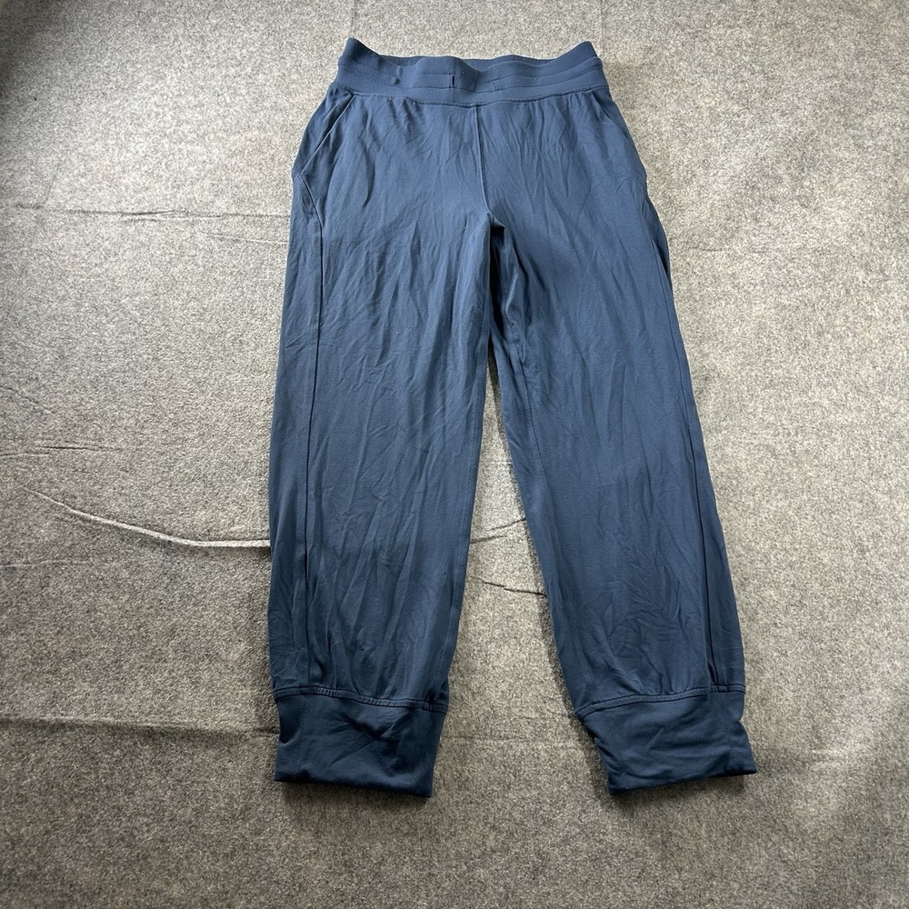 Lululemon Joggers Women's 4 Mineral Blue Ready to Rulu High-Rise Cropped